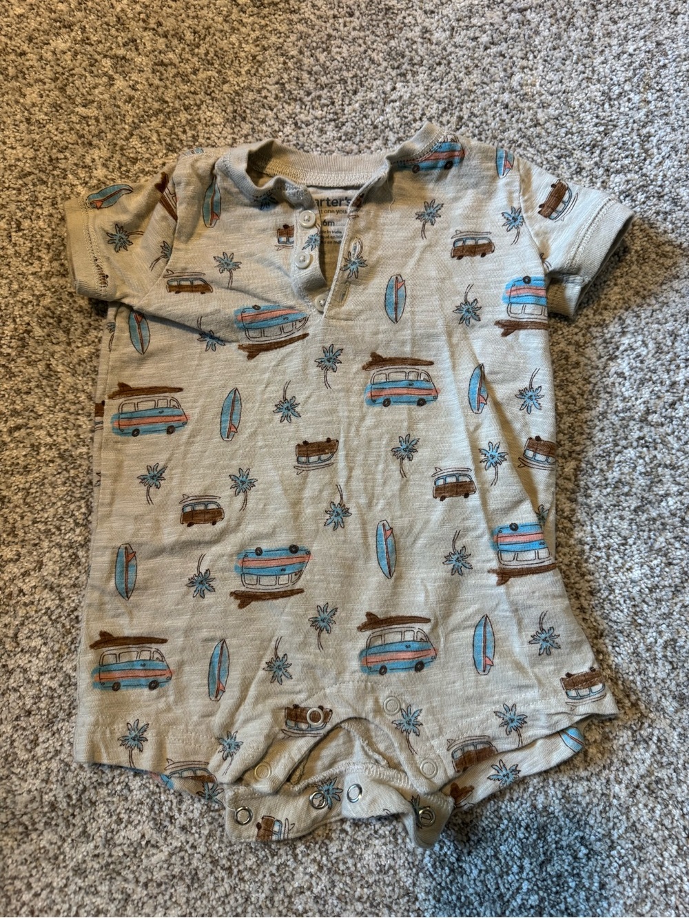 Carter’s 6mo Shortie Onesie